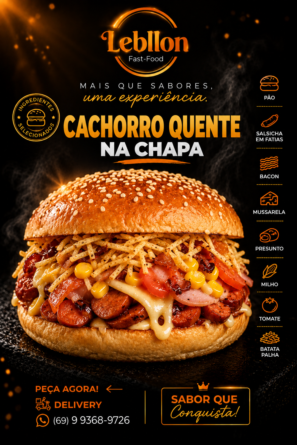 Cachorro Quente Na Chapa